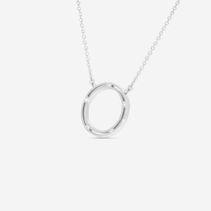 SIGNED PIECES GROUP Damiani 18K Whıte Gold Diamond Rope Necklace 20087273