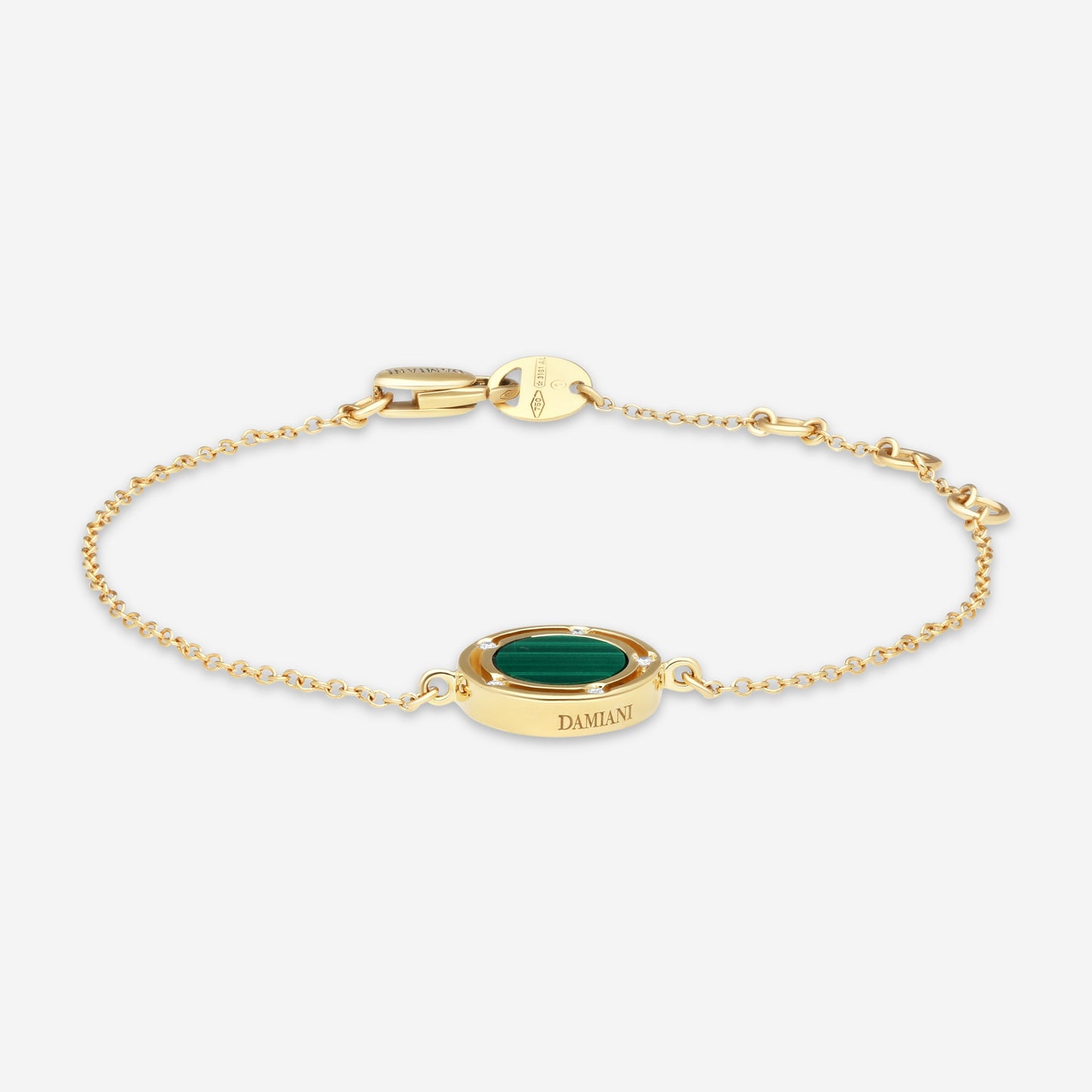 Damiani 18K Yellow Gold Diamond Chain Bracelet 20086907
