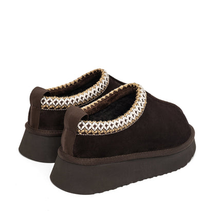 Alaska Shearling Slippers in Brown