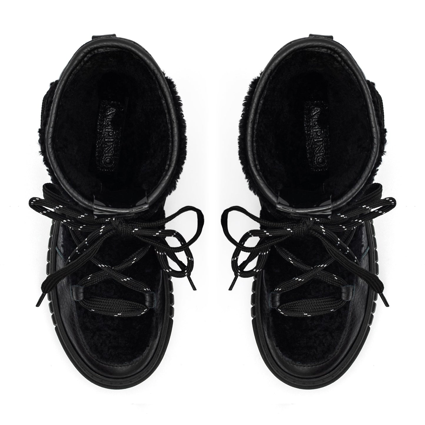 Noir Urban Shearling Boot