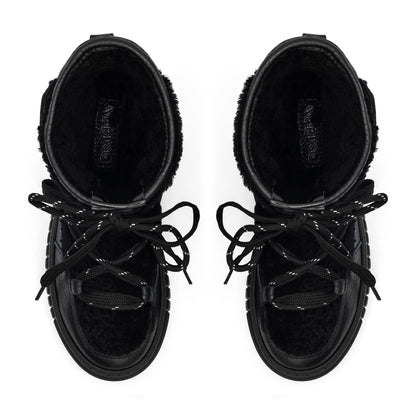Noir Urban Shearling Boot