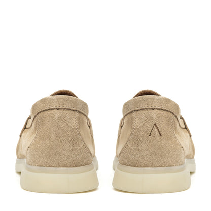 Torino Suede Loafers in Beige