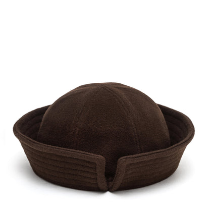 Sailor Collare Hat in Dark Chocolate