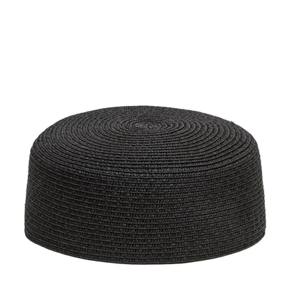 Hartym Double Chain Hat in Black