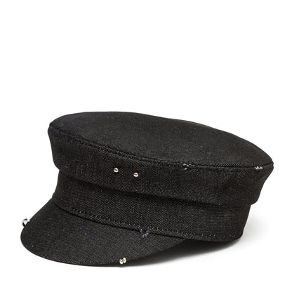 Pierced Baker Boy Hat