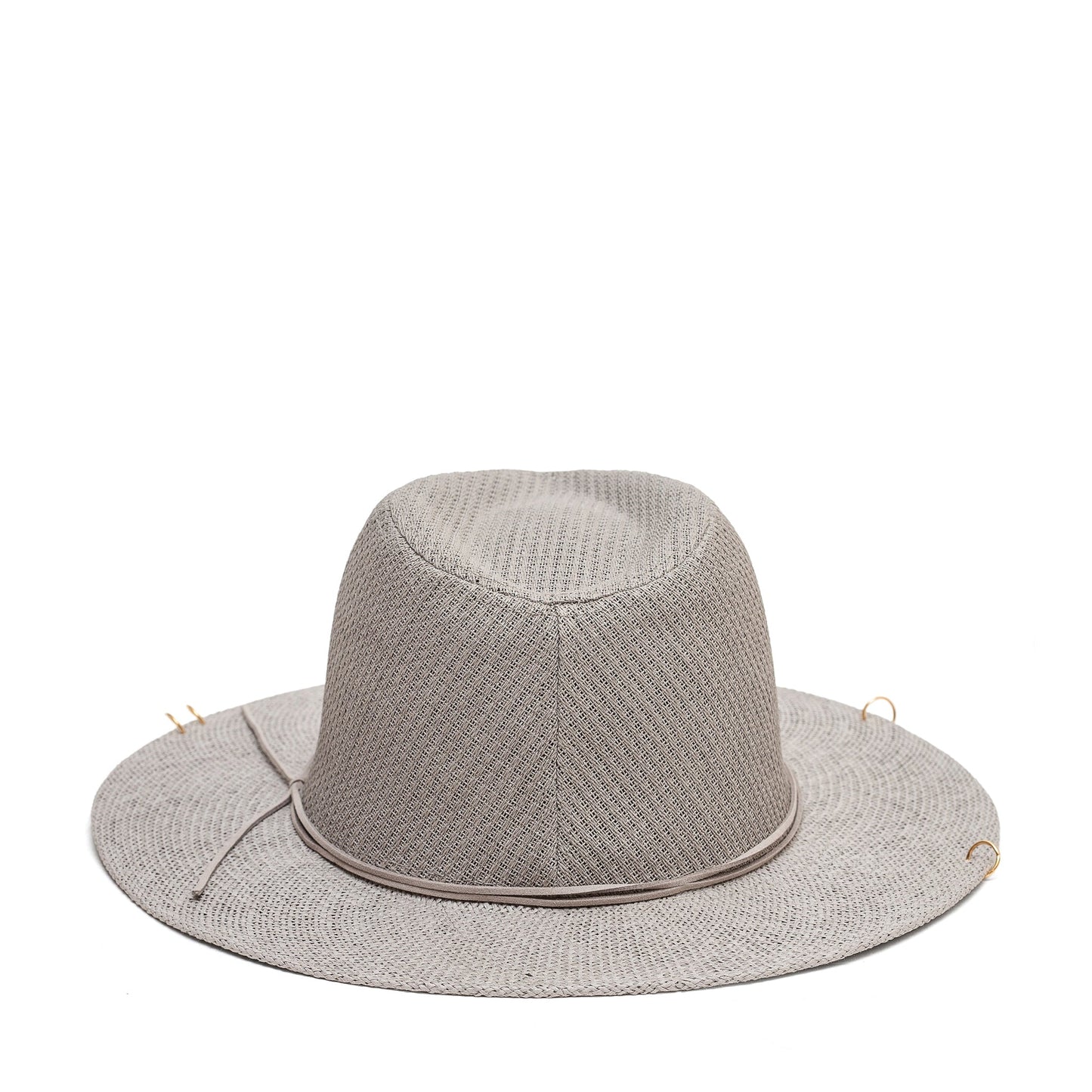 Antonella Double Chain Pierced  Hat in Grey