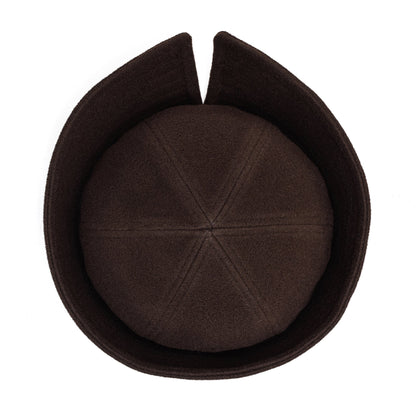 Sailor Collare Hat in Dark Chocolate