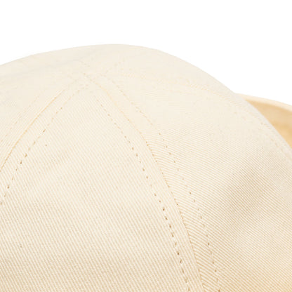 Sailor Cotton Folded Brim Hat in Ivory
