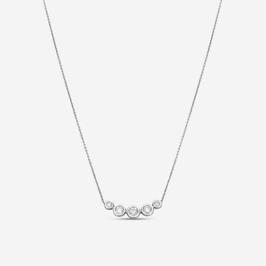 Roberto Coin 18K White Gold Diamond Necklace 111023AWCHX0