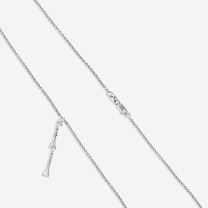 Roberto Coin 18K White Gold Diamond Lariat Necklace 111450AWCHX0