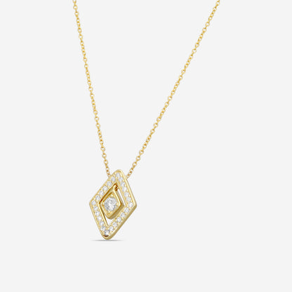 Roberto Coin 18K Yellow Gold Diamond Pendant Necklace 111483AYCHX0