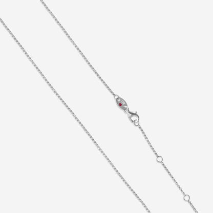 Roberto Coin Pois Moi 18K White Gold Diamond Pendant Necklace 777922AW18X0