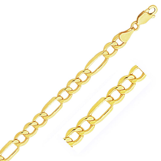 Yellow Gold Lite Figaro Chain