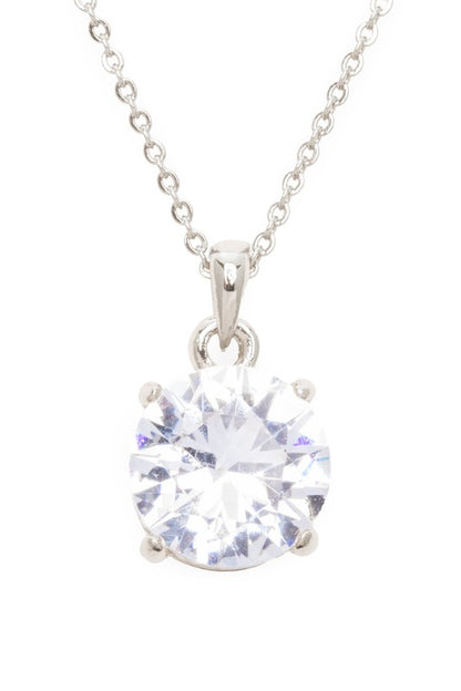 12MM CZ Pendant Necklace Set - Undeniably LUXE