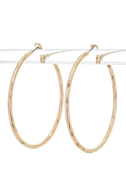 Audrey Hoop Earrings - Undeniably LUXE