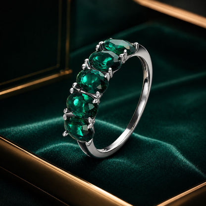 White Gold Plated Pavé Cubic Zirconia Ring