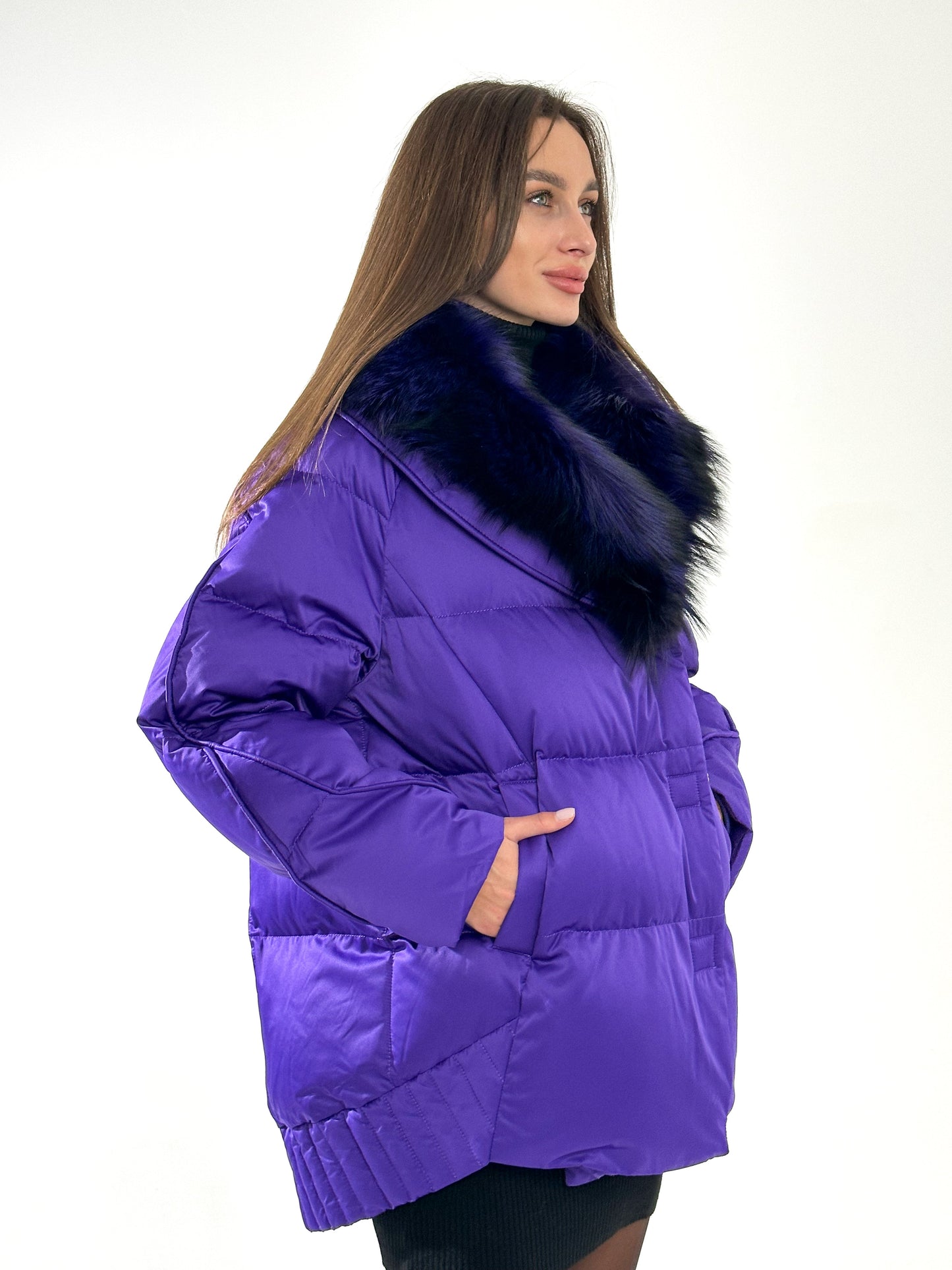 Silver Fox Premium Down Fill Coat