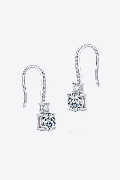 2 Carat Moissanite Earrings - Undeniably LUXE