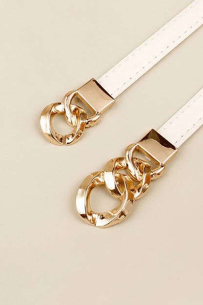 Main Attraction Skinny Belt - Undeniably LUXE