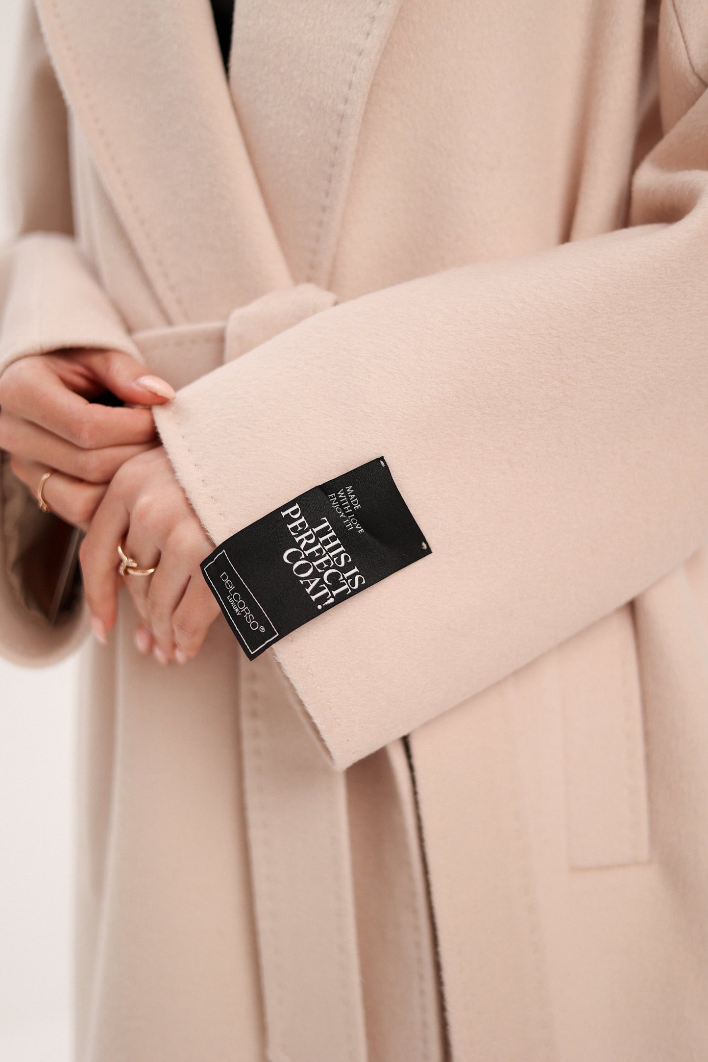 Chester Wool Cashmere Coat Praline Coat