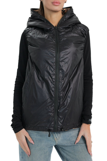 ⇆ Reversible Light Insulated Vest Black | Leo