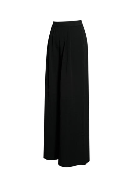 Aleeza Black Wide Leg Suit Pants