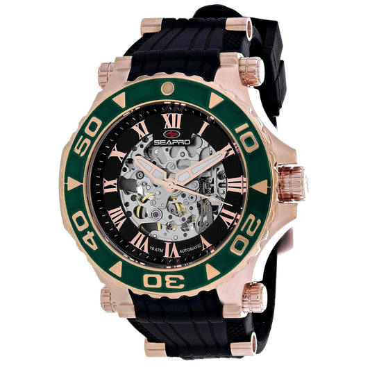 Seapro Seaway Black Automatic Watch