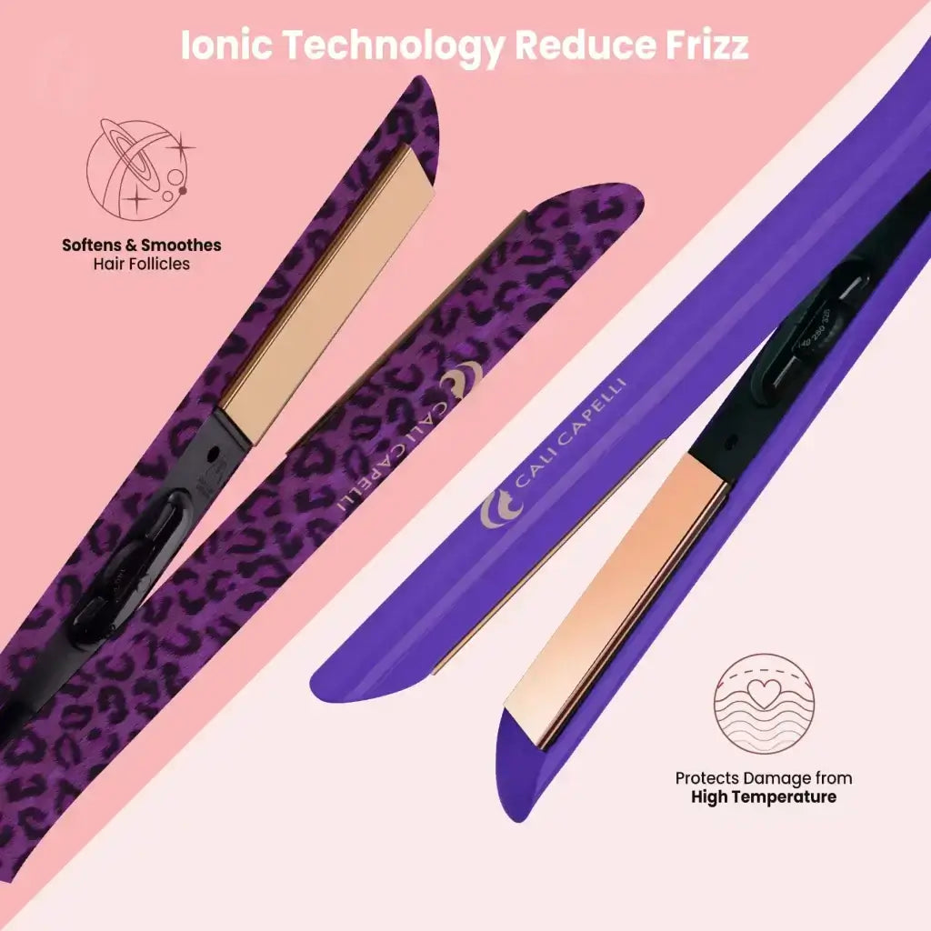 Pro-Series 1″ Titanium Hair Straightener Purple