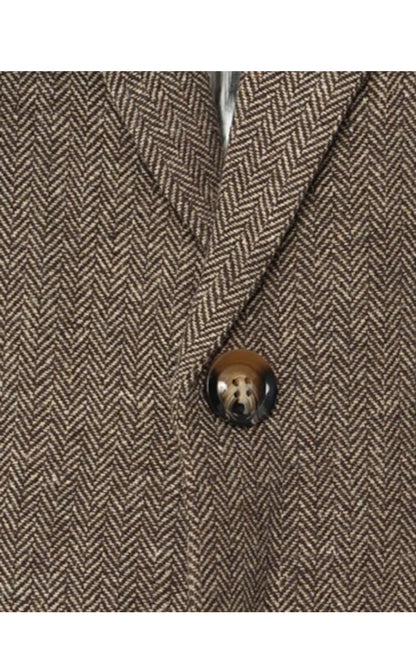 Herringbone Blazer with Bow Detail - Undeniably LUXE