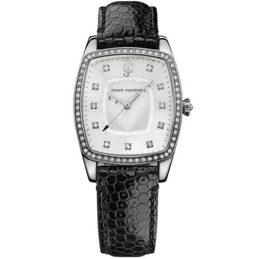 Juicy Couture The Beau Black Leather Watch