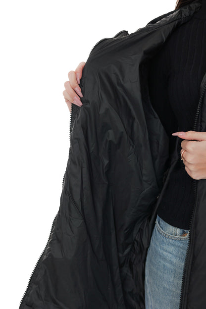 Hooded Vest in Black