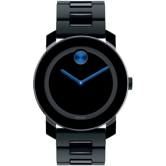 Black Stainless Steel 42mm Bracelet Watch