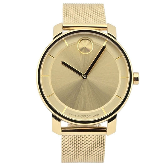 Stainless Steel Gold-Tone Quartz Watch