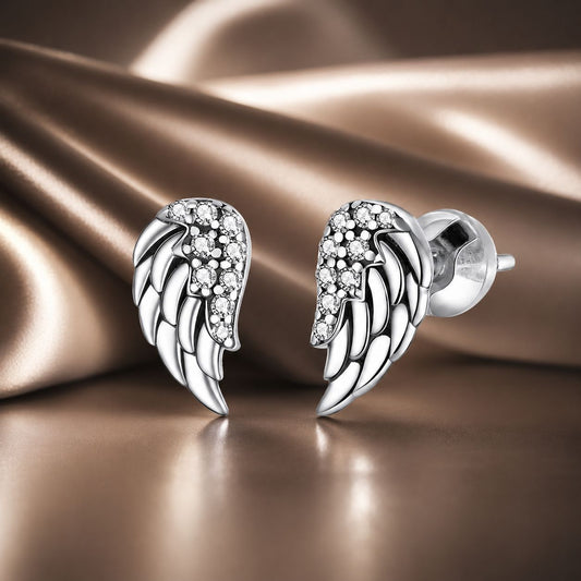 Sterling Silver Cubic Zirconia Pavé Earrings