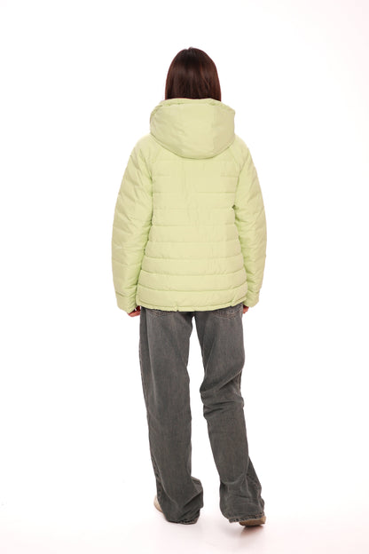 Reversible Demi-Season Jacket in Iris/Lemongrass
