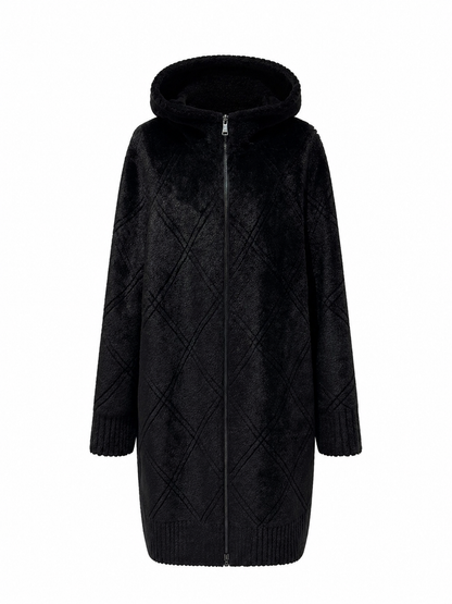 ⇆ Reversible Faux Fur & Suede Coat