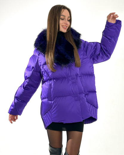 Silver Fox Premium Down Fill Coat