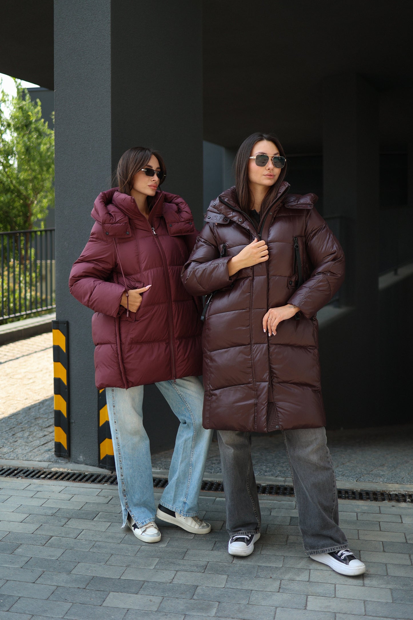 Burgundy Crush Insulated Bio-Down Coat