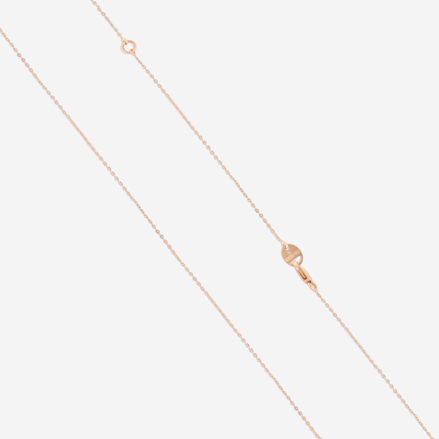 SIGNED PIECES GROUP Damiani 18K Rose Gold & Ceramic Diamond Pendant Necklace 20078890