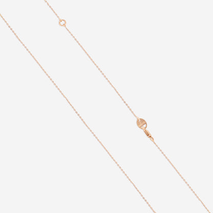 SIGNED PIECES GROUP Damiani 18K Rose Gold & Ceramic Diamond Pendant Necklace 20078890