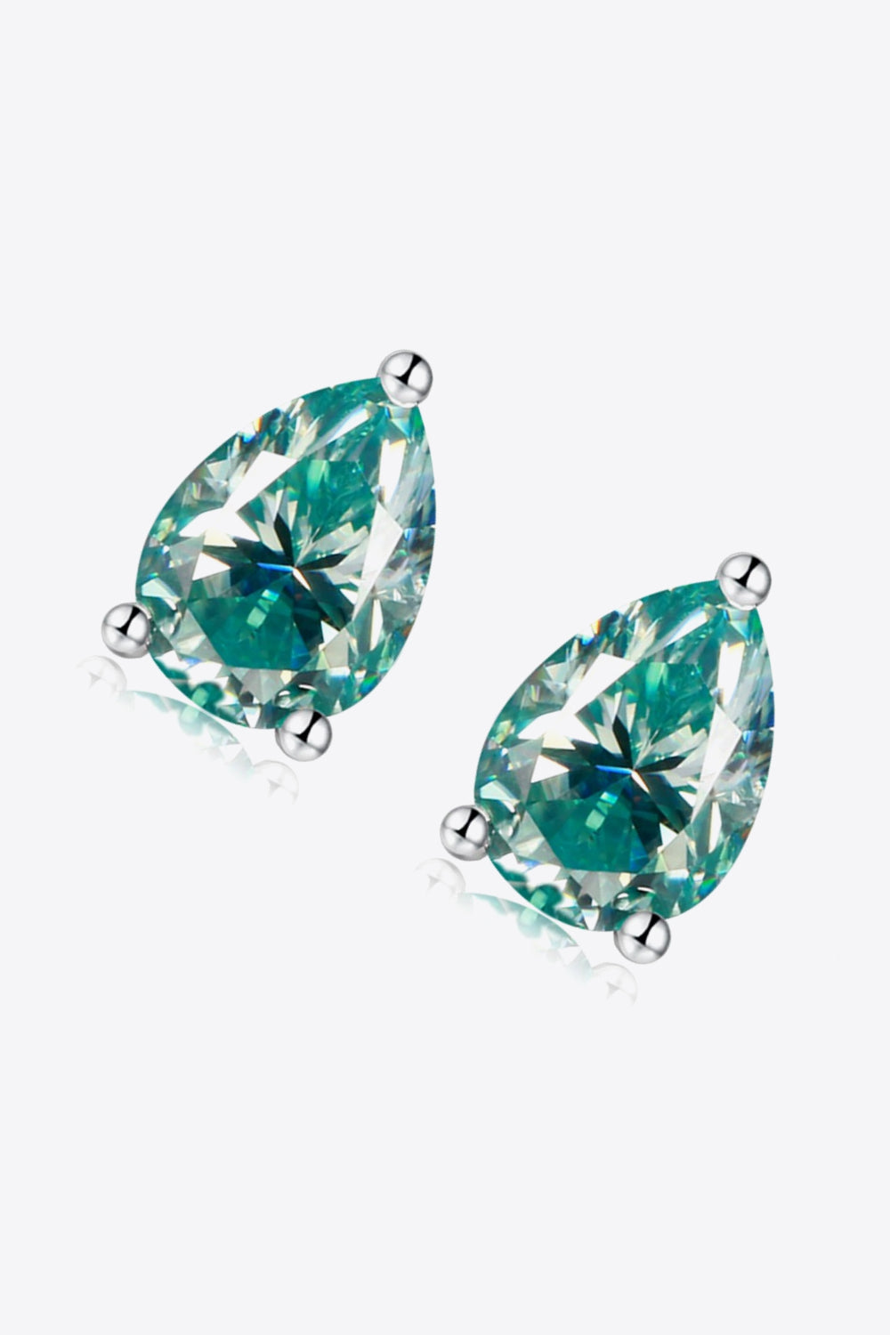 2 Carat Moissanite Teardrop Earrings - Undeniably LUXE