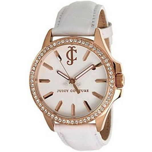 Juicy Couture Jetsetter White Silicone Strap Watch