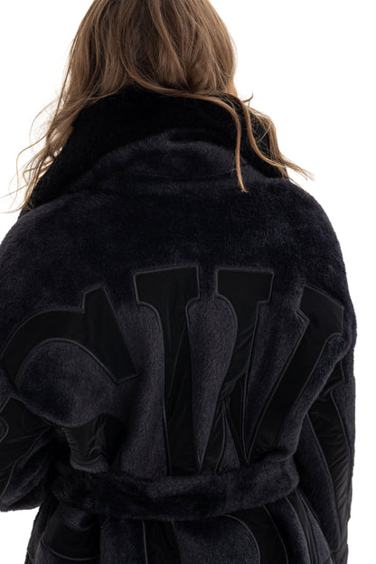 Maru Wool Blend Intarsia Winter Coat