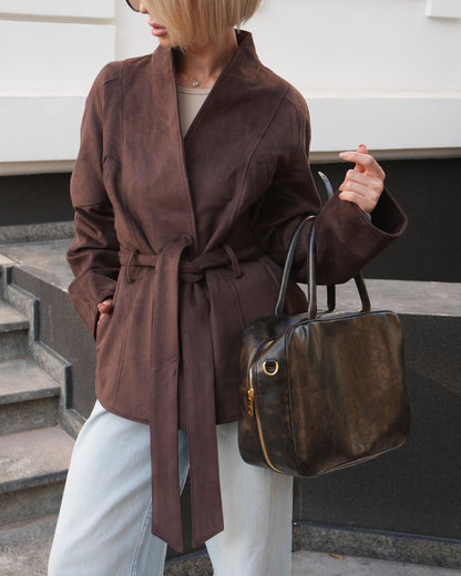 Eco Suede Jacket