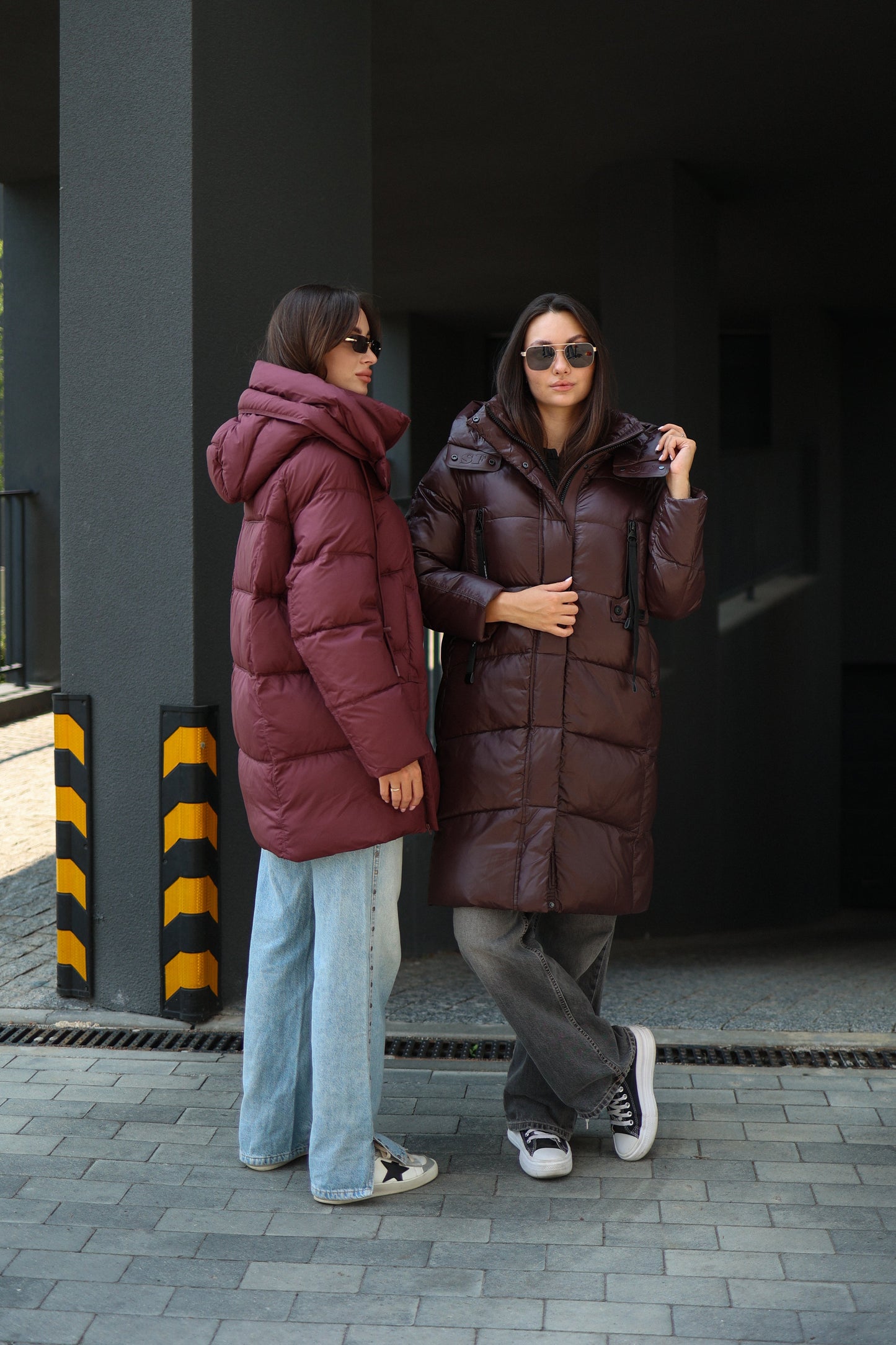 Burgundy Crush Insulated Bio-Down Coat