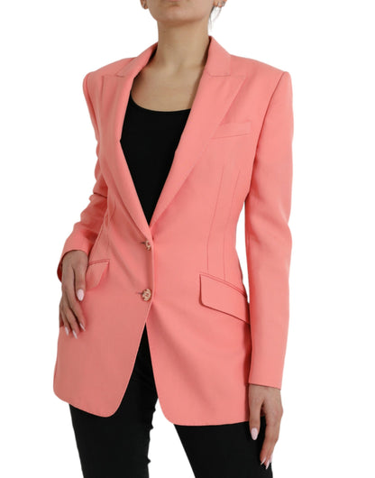 Dolce & Gabbana Pink Single-Breasted Blazer