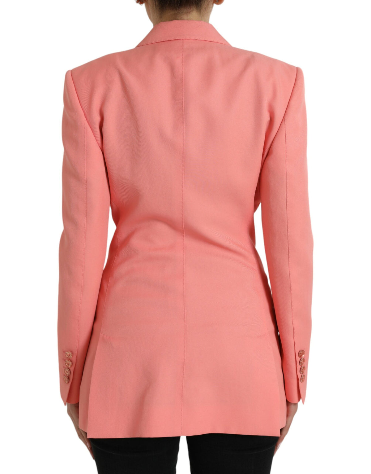 Dolce & Gabbana Pink Single-Breasted Blazer
