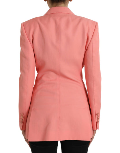 Dolce & Gabbana Pink Single-Breasted Blazer