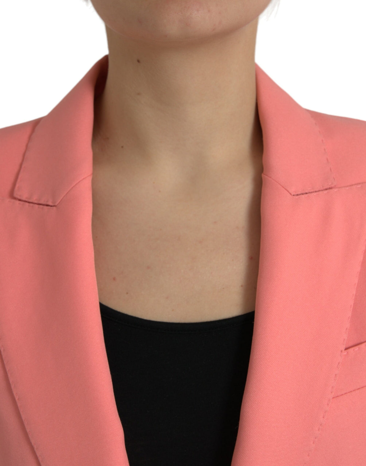 Dolce & Gabbana Pink Single-Breasted Blazer