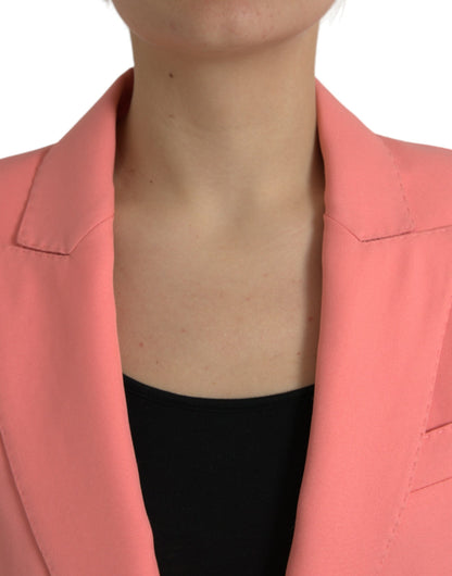 Dolce & Gabbana Pink Single-Breasted Blazer